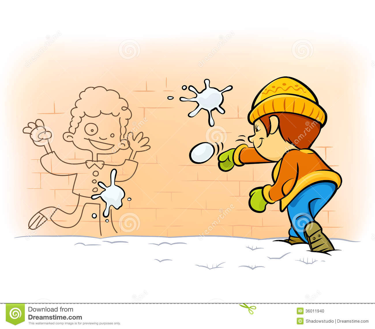 Snowball Fight Clipart Snowball Fight