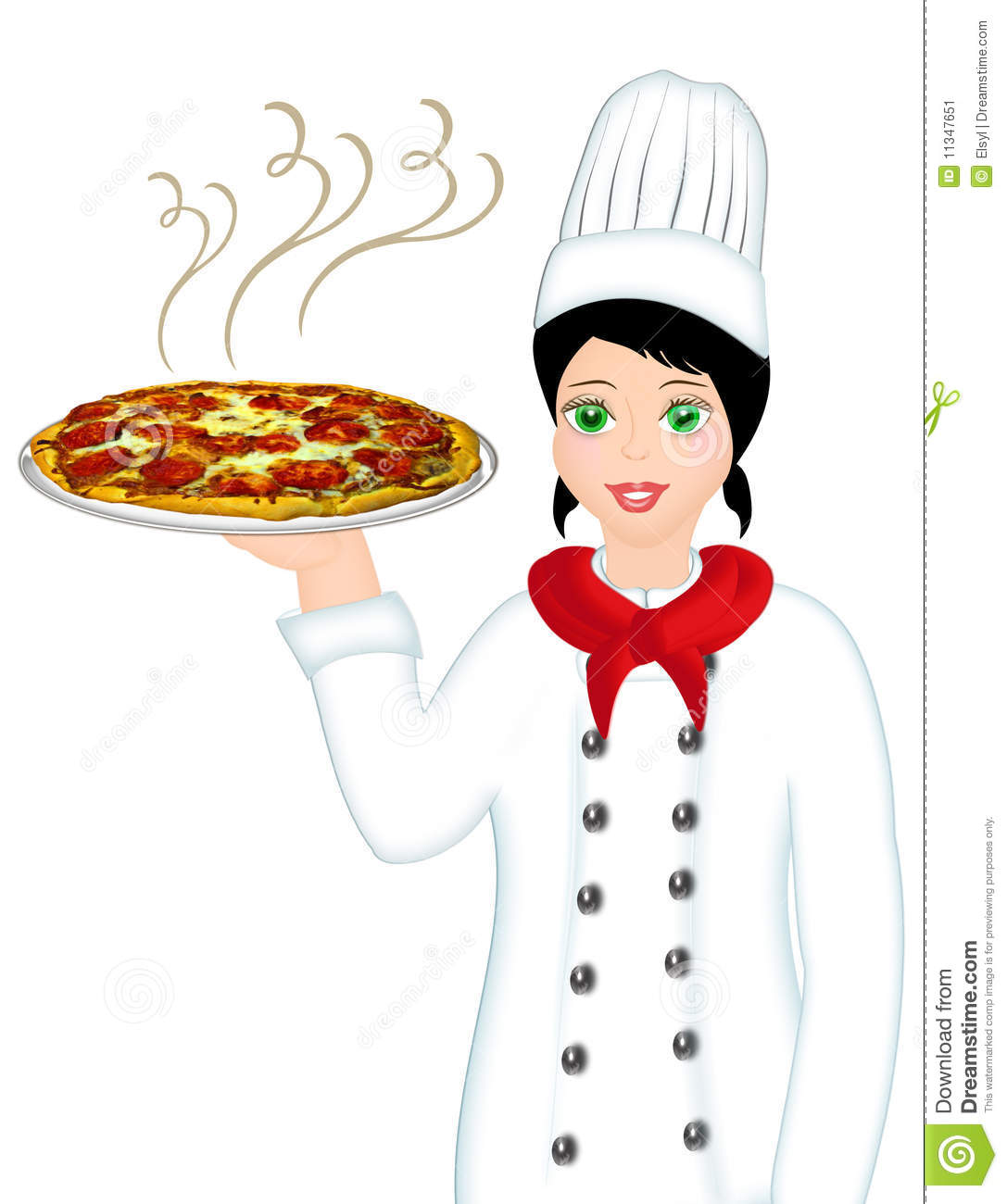 Pizza Chef Stock Image   Image  11347651