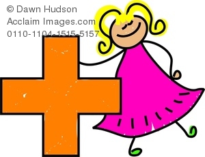Addition Clipart 0110 1104 1515 5157 Happy Little Girl Holding A Giant    