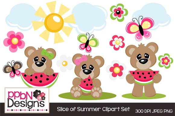 Cute Summer Clipart Summer Vectors And Clipart