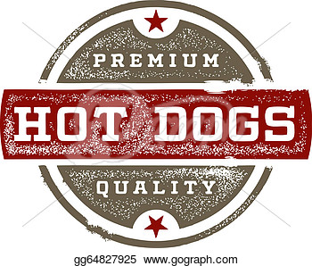 Illustrations   Premium Quality Hot Dogs  Stock Clipart Gg64827925