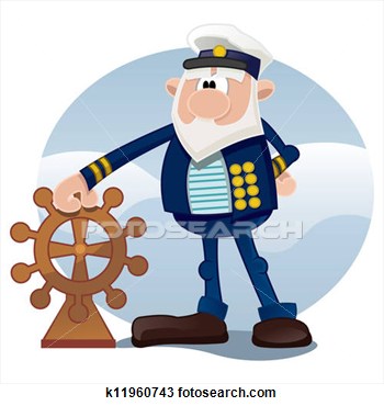 Drawing   Old Sailor  Fotosearch   Search Clipart Illustration
