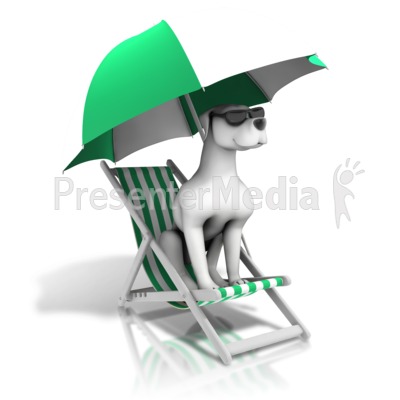 Lounging Dog Days Summer   Presentation Clipart   Great Clipart For