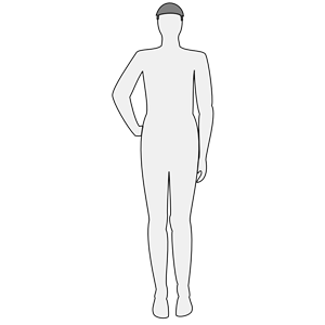 Male Body Silhouette   Front Clipart Cliparts Of Male Body Silhouette