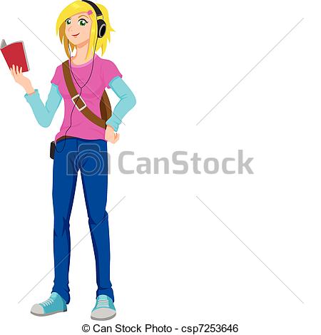 Teenager    Csp7253646   Search Clipart Illustration Drawings And