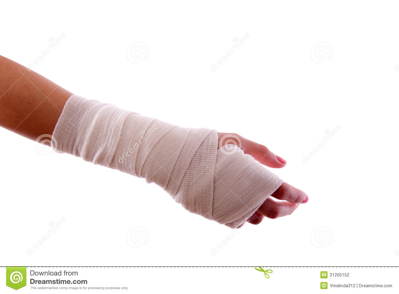 Bandaged Hand Stock Photography   Image  31205152