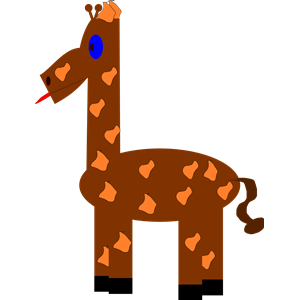 Blog Funny Giraffe Clipart