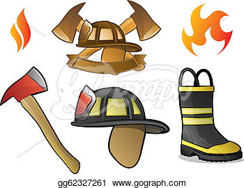 Showing Gallery For Fireman Tools Clipart
