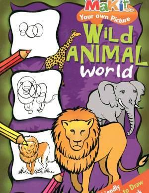 Wild Animals Together Drawing How To Draw Animals Book