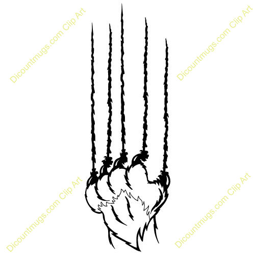 Bobcat Claw Marks Clipart Claw Clipart