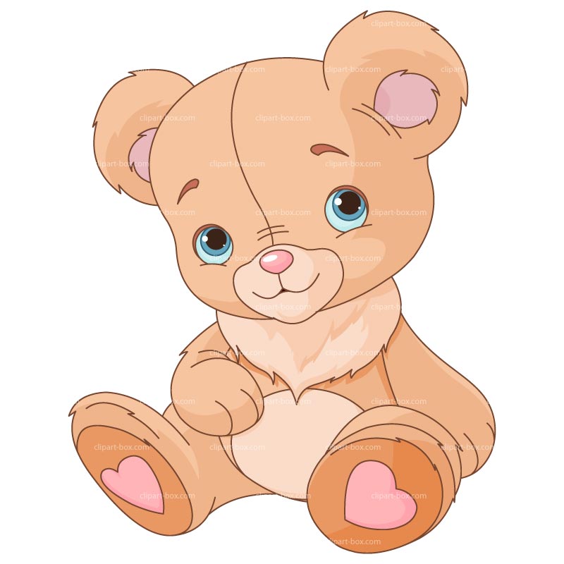 Clipart Cute Teddy Bear   Royalty Free Vector Design