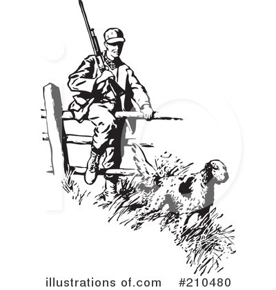 Hunting Clipart  210480   Illustration By Bestvector