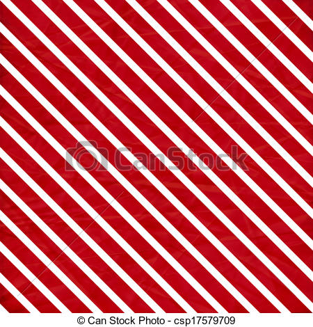 Stock Illustration   A Crumpled Paper In A Red And White Stripe