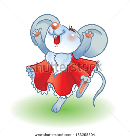 Stock Vector Dancing Mouse Illustration Of Cute Mouse Dancing And
