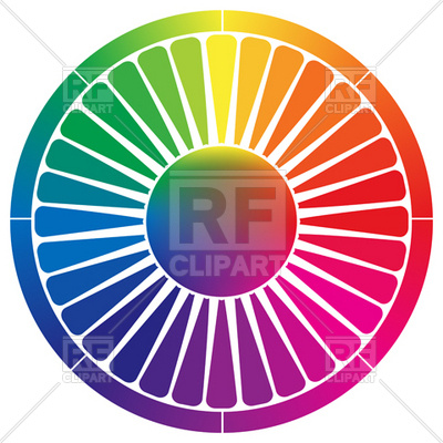 Color Palette Wheel Download Royalty Free Vector Clipart  Eps