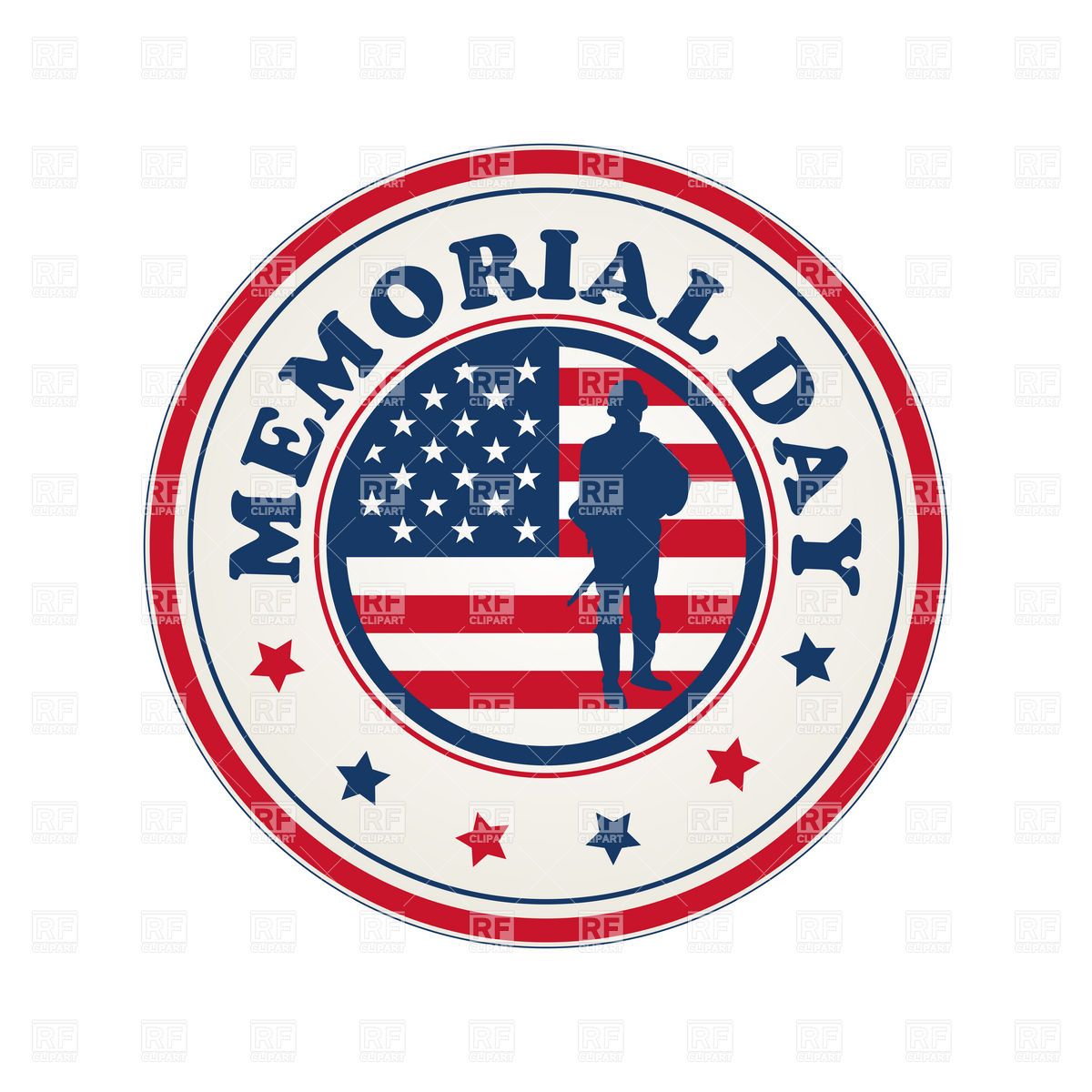 Day Stamp With Flag Of Usa Download Royalty Free Vector Clipart  Eps