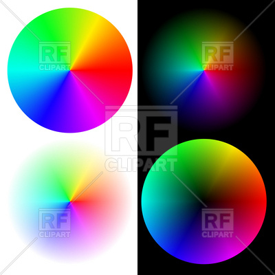 Palette Color Wheel   Round Rgb Sampler Download Royalty Free Vector