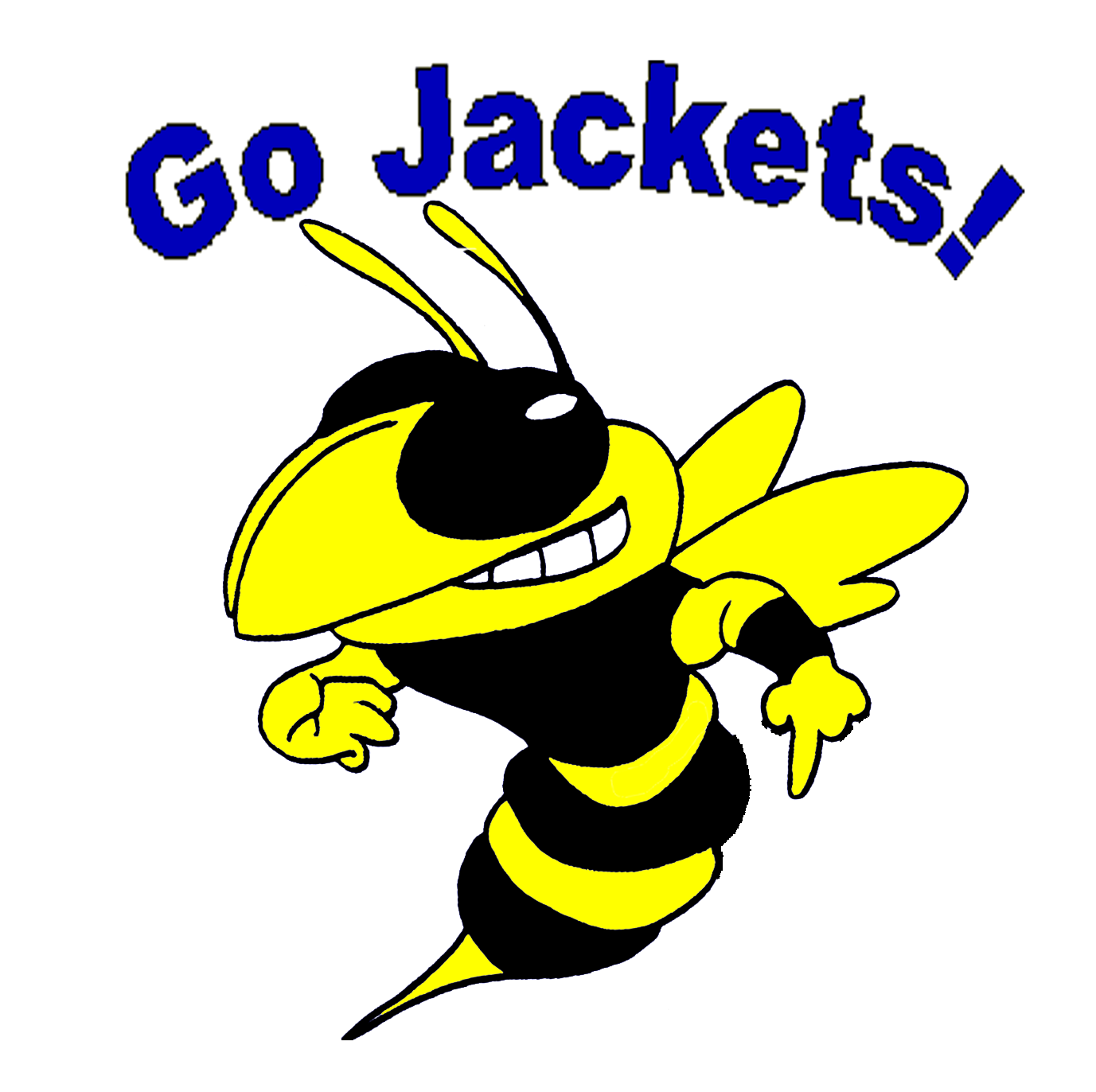 Yellow Jacket Mascot Image Of Clipart   Free Clip Art Images