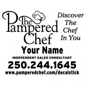 Pampered Chef Sticker Logo Car Window Vinyl Decal By Decalstick