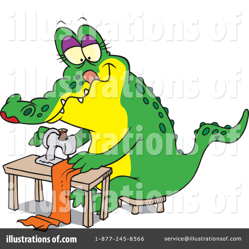 Royalty Free  Rf  Sewing Clipart Illustration By Ron Leishman   Stock