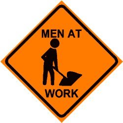Men Working Caution Road Construction Sign   Clipart Best   Clipart