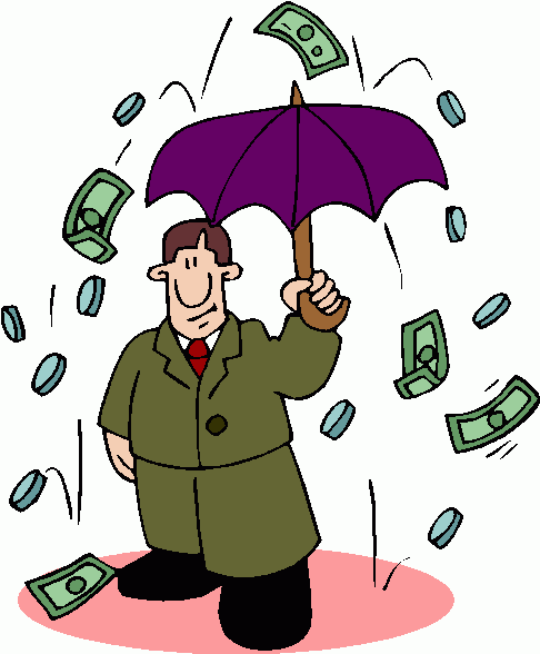 Raining Money 1 Clipart   Raining Money 1 Clip Art