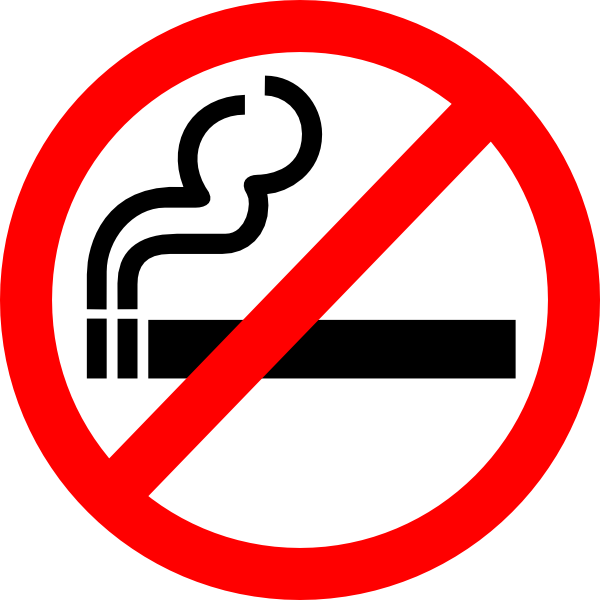 Sign No Smoking Clip Art At Clker Com   Vector Clip Art Online
