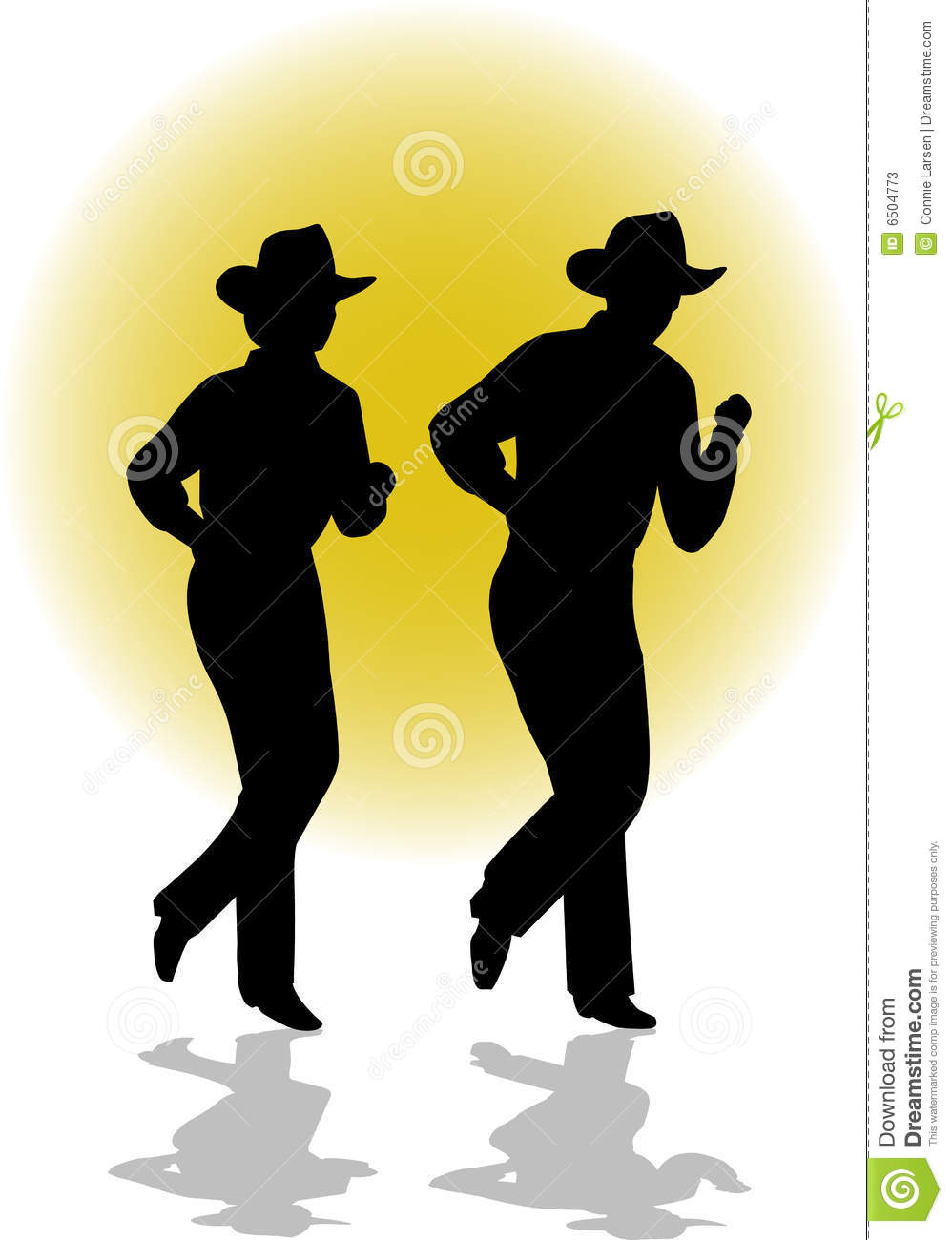 Country Line Dancing Couple Ai Stock Photos   Image  6504773
