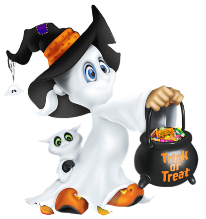 Cute Halloween  Ghost Clipart Png