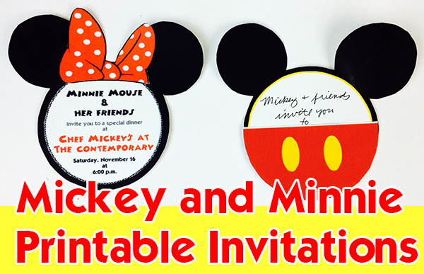 Prep School   3 Diy Invitations To Use During Your Disney World Trip