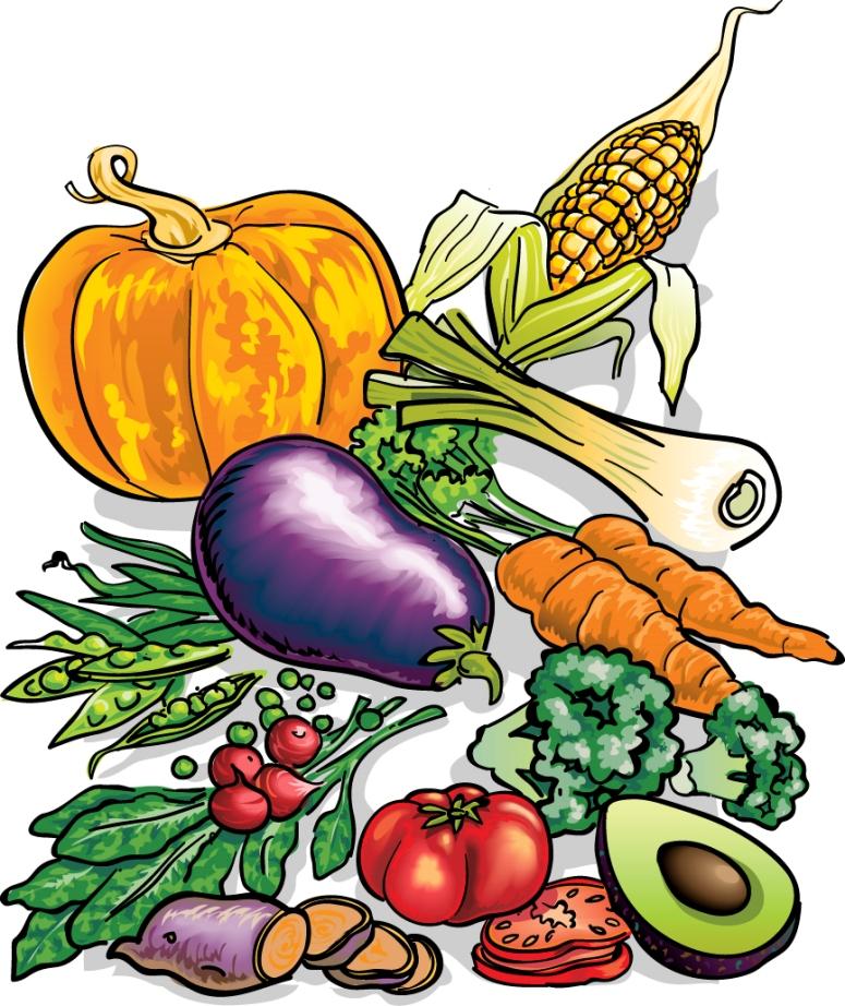 Free Fruit And Vegetables Clipart   Clipart Best