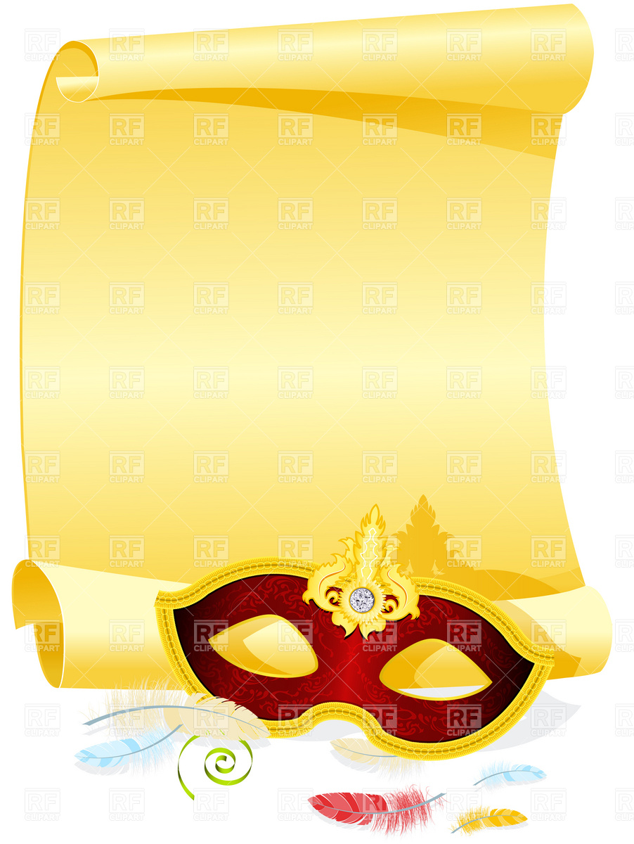 Carnival Mask And Feather Download Royalty Free Vector Clipart  Eps