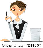 Girl Lawyer Clipart