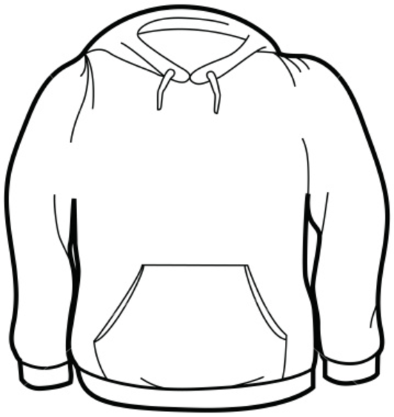 Ist Adult Size Sweatshirt   Free Images At Clker Com   Vector Clip Art