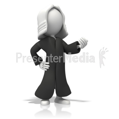 Judge With Robe   Presentation Clipart   Great Clipart For