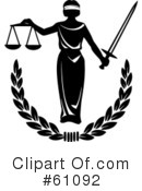 Royalty Free  Rf  Justice Clipart Illustration  61092