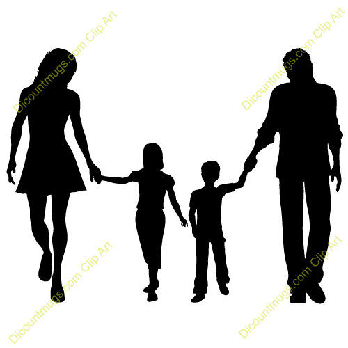 Military Family Clipart Family Walking Clip Art