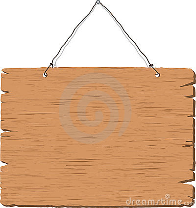More Similar Stock Images Of   Hanging Blank Wooden Sign