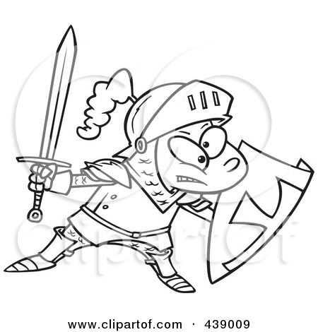 Tomatoes At A Suit Of Armor Clipart Illustration By Ron Leishman  5712
