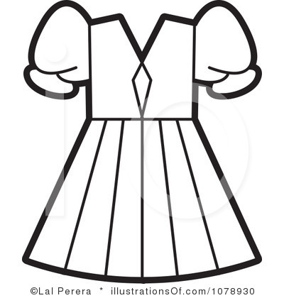 Clipart Black And White Dress Clip Art Royalty Free Dress Clipart