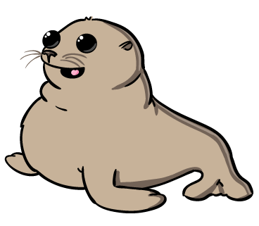 Seal Baby Clipart    Animals Aquatic Seal Seal Baby Clipart Png Html