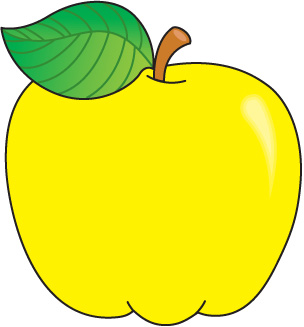 Yellow Apple Clipart   Clipart Panda   Free Clipart Images