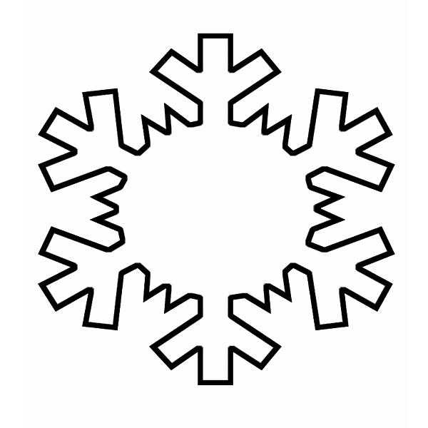 Printable Snowflake Template Snowflake