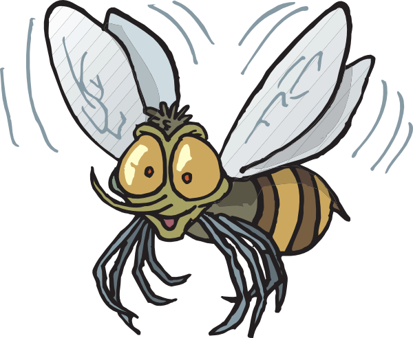 Bee Flying Clip Art At Clker Com   Vector Clip Art Online Royalty