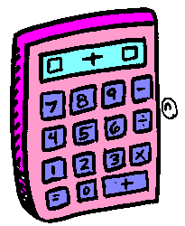 Calculator  In Color    Clip Art Gallery