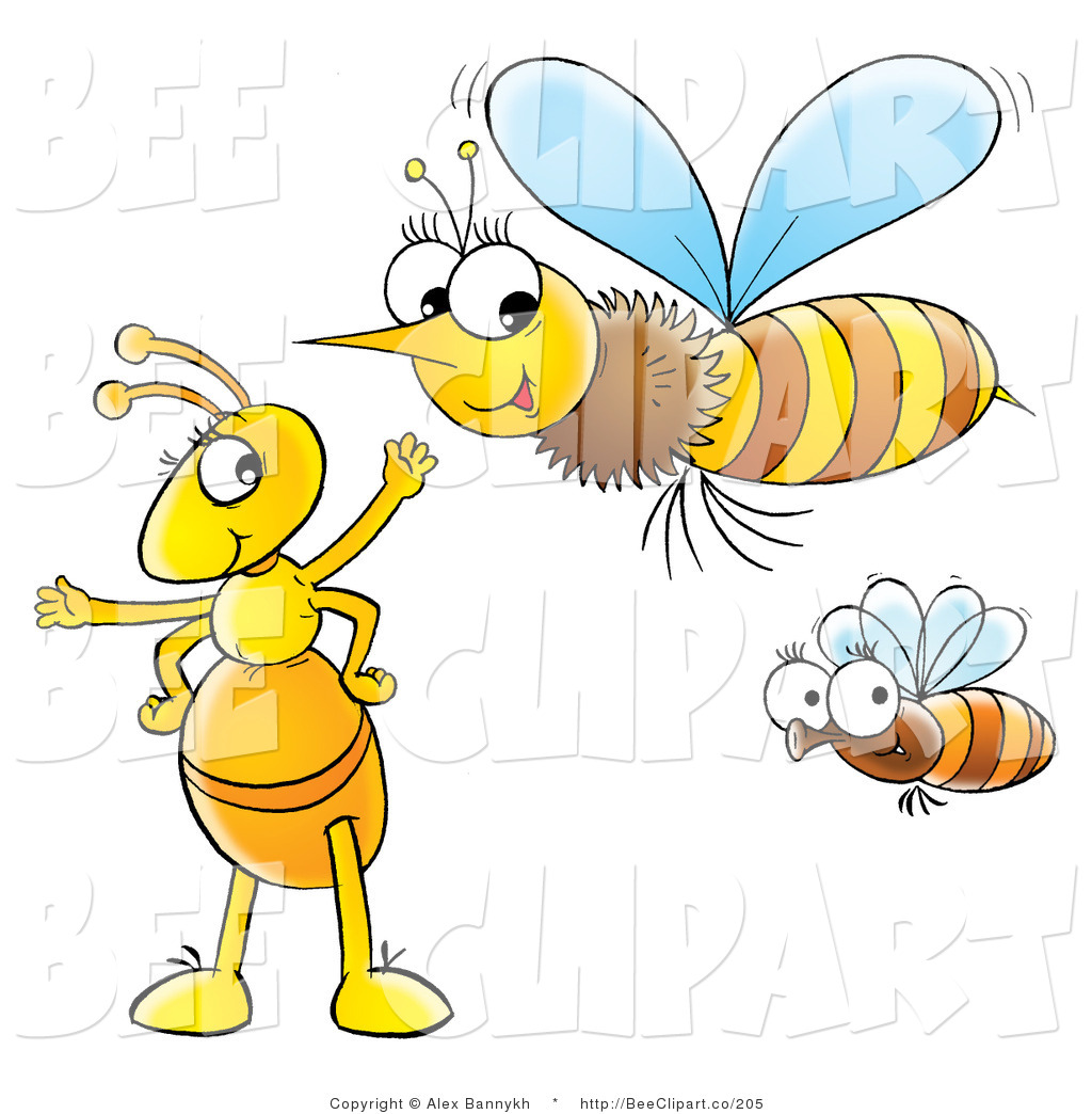 Flying Bumble Bee Clip Art