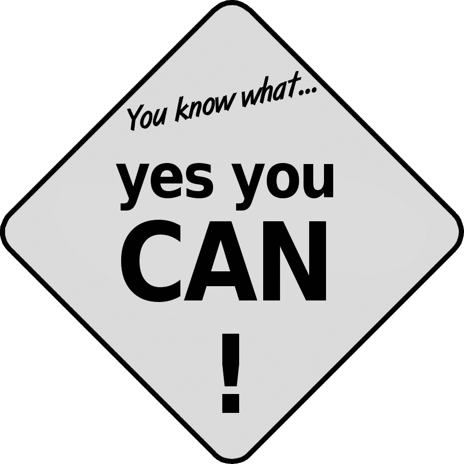 Yes You Can   Http   Www Wpclipart Com Education Signs Yes You Can Png