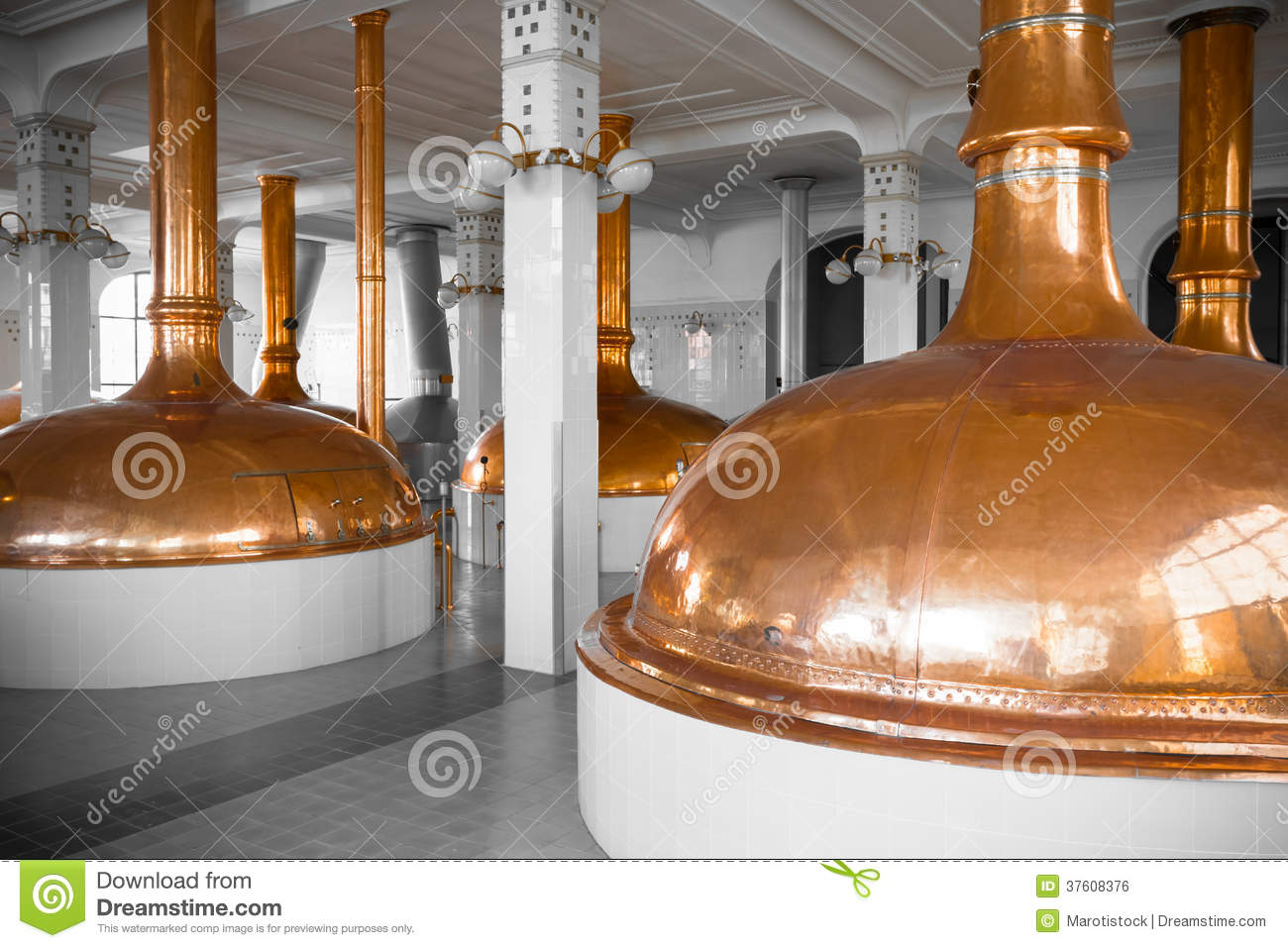 Brewery Building Interior Royalty Free Stock Image   Image  37608376
