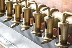 Copper Tap In Beer Brewery Stock Images