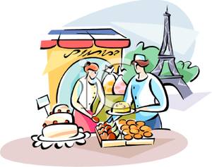 French Pastry Clip Art